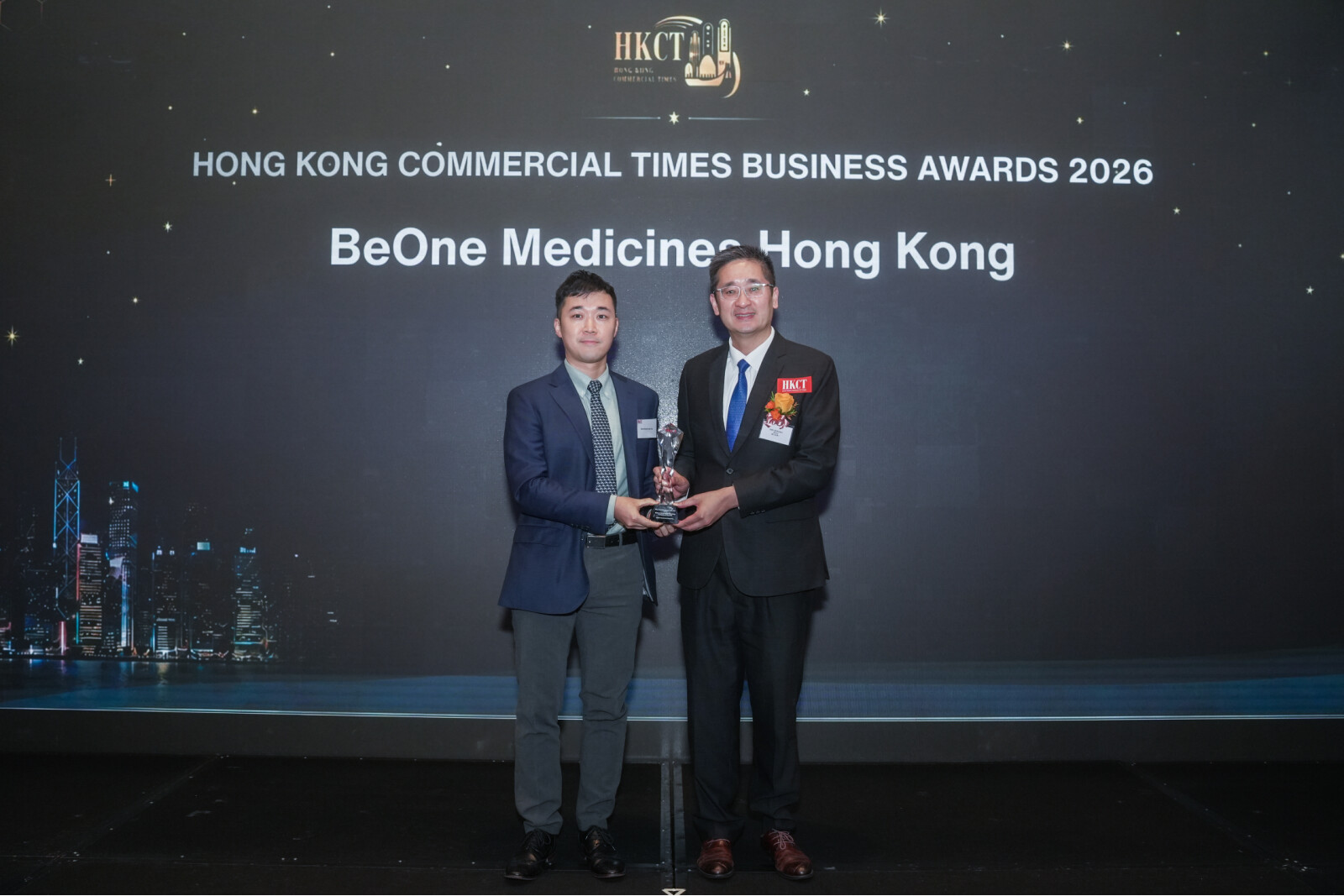 (Left) Richard Cheng, Associate Commercial Director (Hong Kong & Macau) at BeOne; (Right) Dr. Bernard Chan, JP, Under Secretary for Commerce and Economic Development
