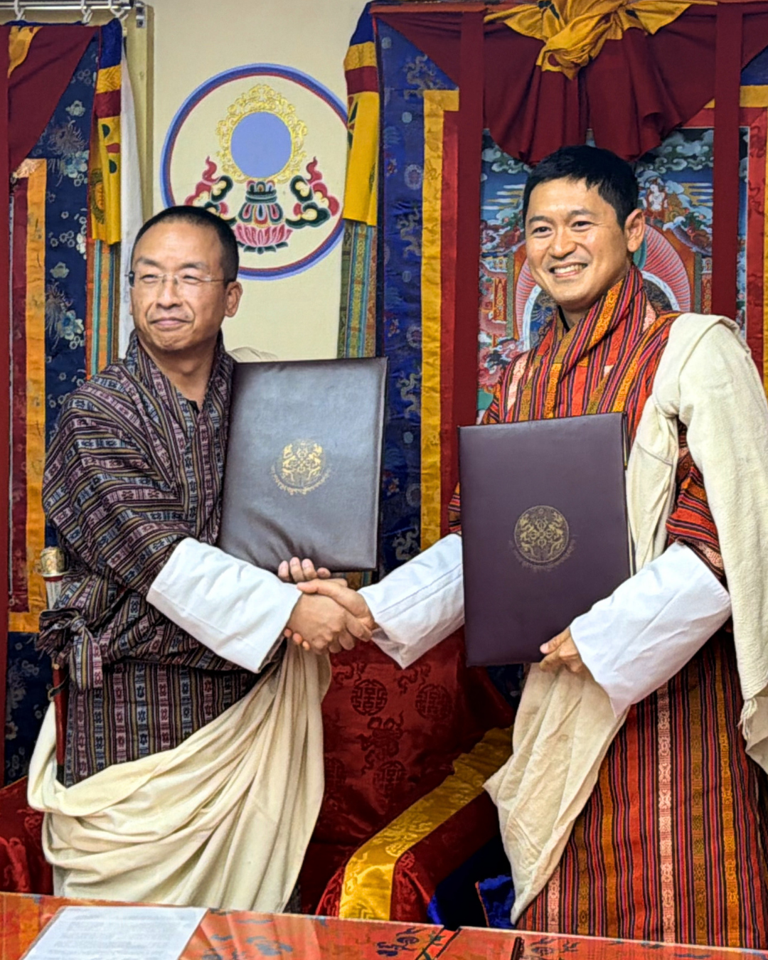 Mr Ng Yi-Xian, Group CEO, EtonHouse International Education Group and Mr Tshewang Chophel Dorji, Secretary, Ministry of Education and Skills Development