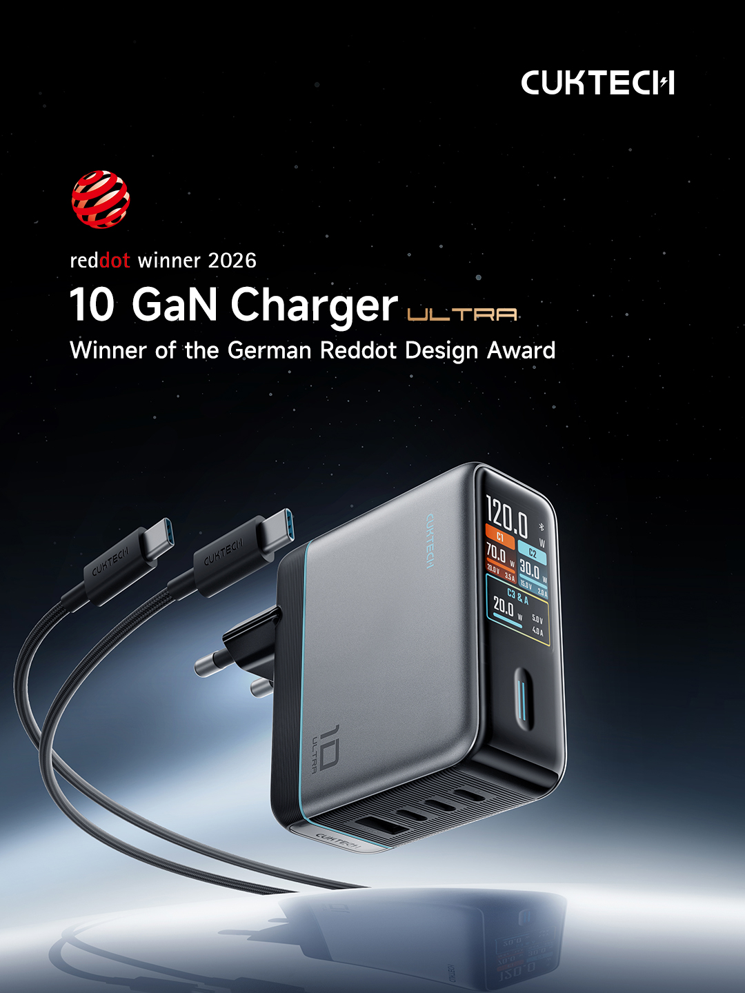 CUKTECH Introduces the 10 Ultra Charger