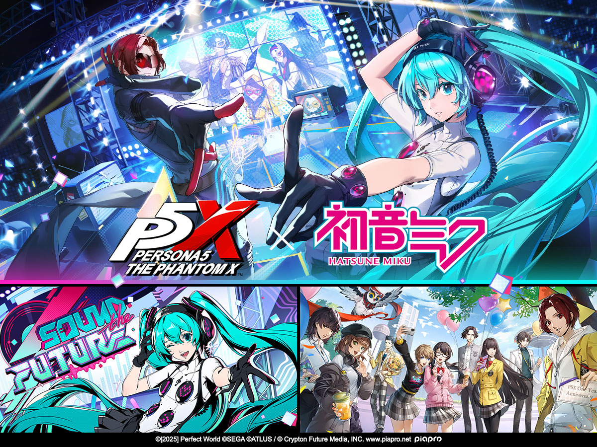 Persona5: The Phantom X launches Version 4.4 with a global Hatsune Miku collaboration