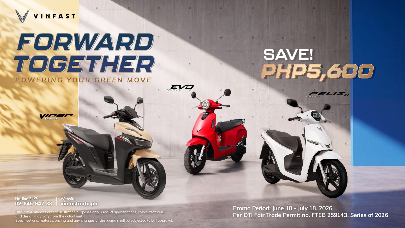 VinFast launches early booking program for battery-swapping e-motorcycles in the Philippines