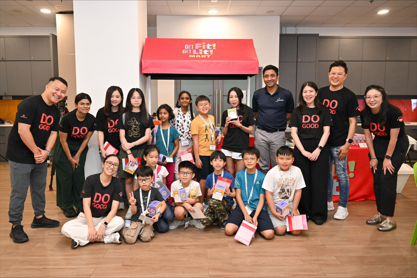 On 27 June 2026, Mr Dinesh Vasu Dash, Mayor of South East District, Minister of State, Ministry of Culture, Community and Youth and Ministry of Manpower, and Adviser to East Coast GRC Grassroots Organisations (Bedok), Ms Chan San San, CEO of Prudential Singapore, and Prudential financial representatives, joined 145 children and family members at the launch of Prudential