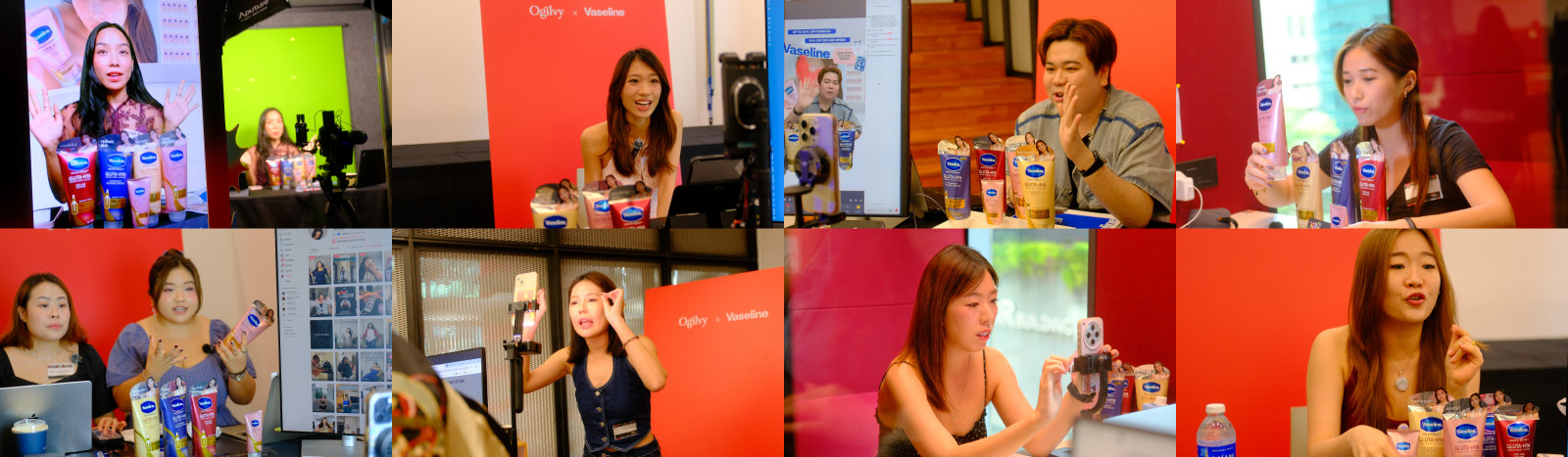 8 live sellers competed in Ogilvy