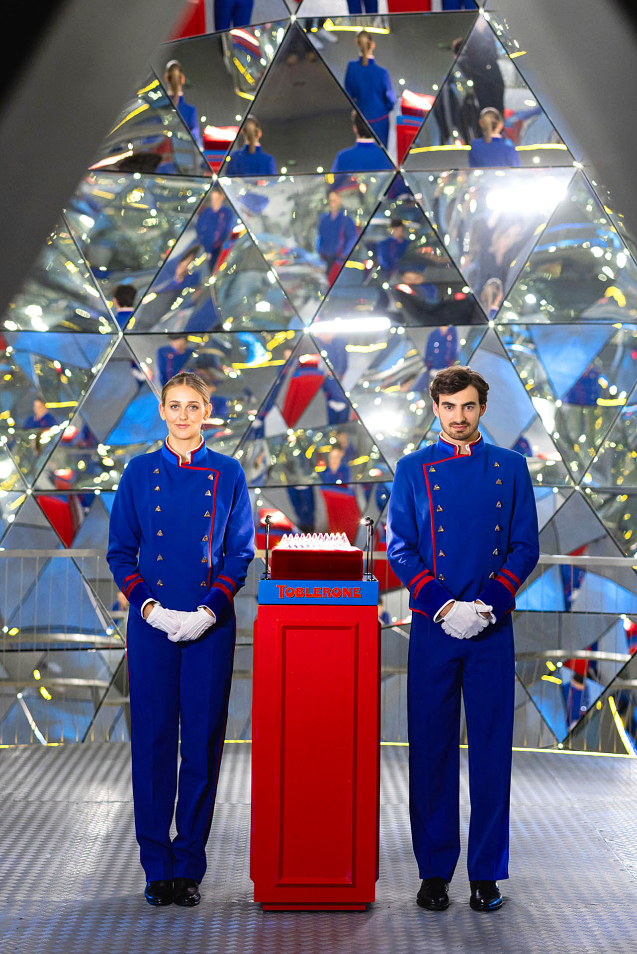 Toblerone Crystal Bar crafted by Swarovski unveiled in the Crystal Dome at Swarovski Kristallwelten