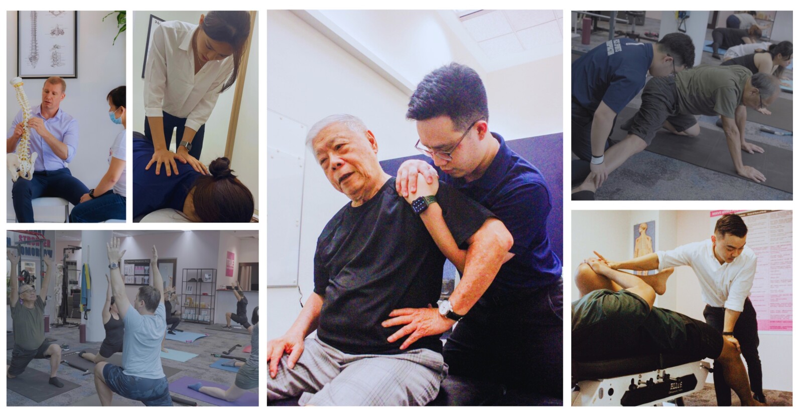 Chiropractor guiding a patient through assessment, movement therapy and chiropractic care at True Chiropractic
