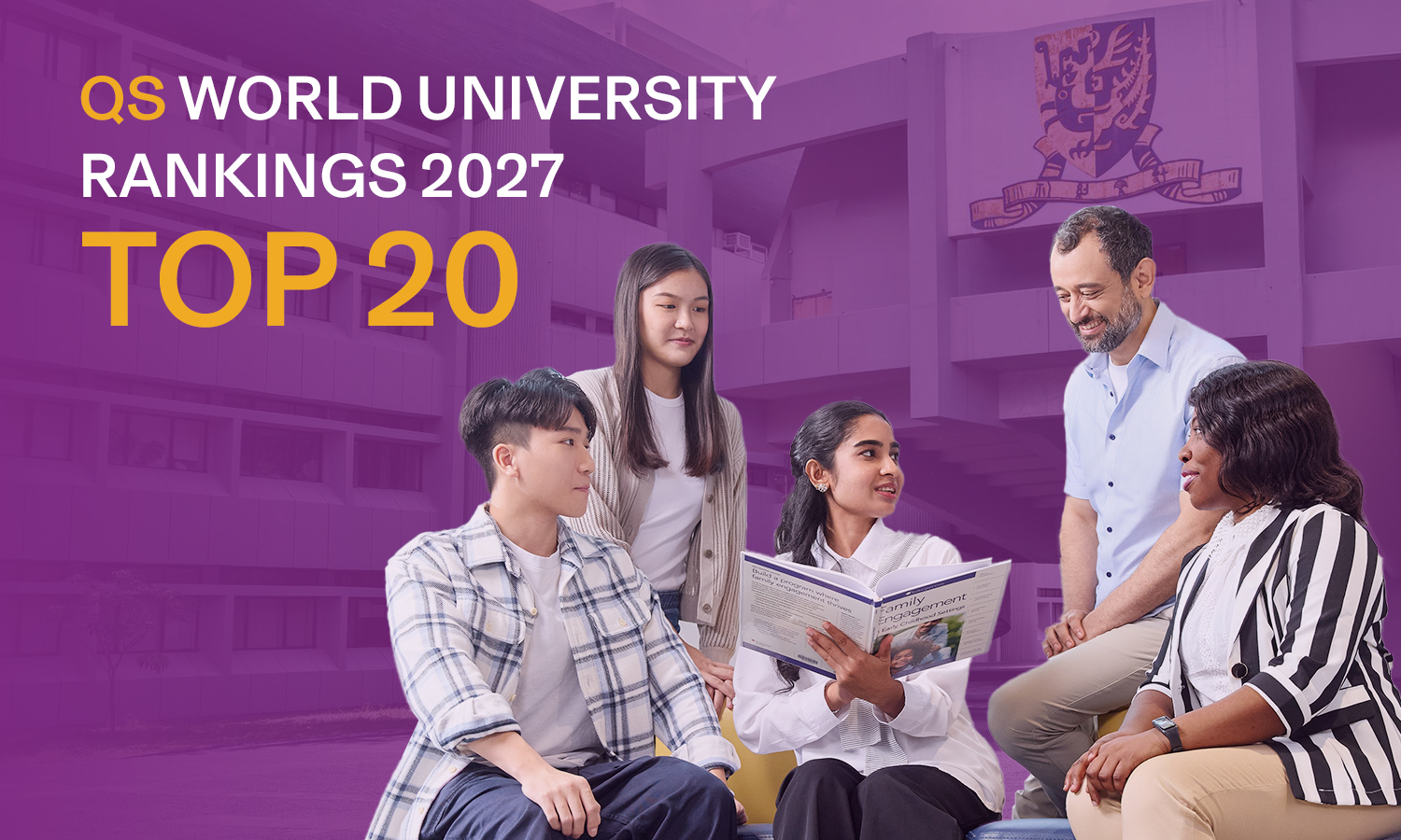 CUHK climbs 14 places to enter the global top 20 for the first time.