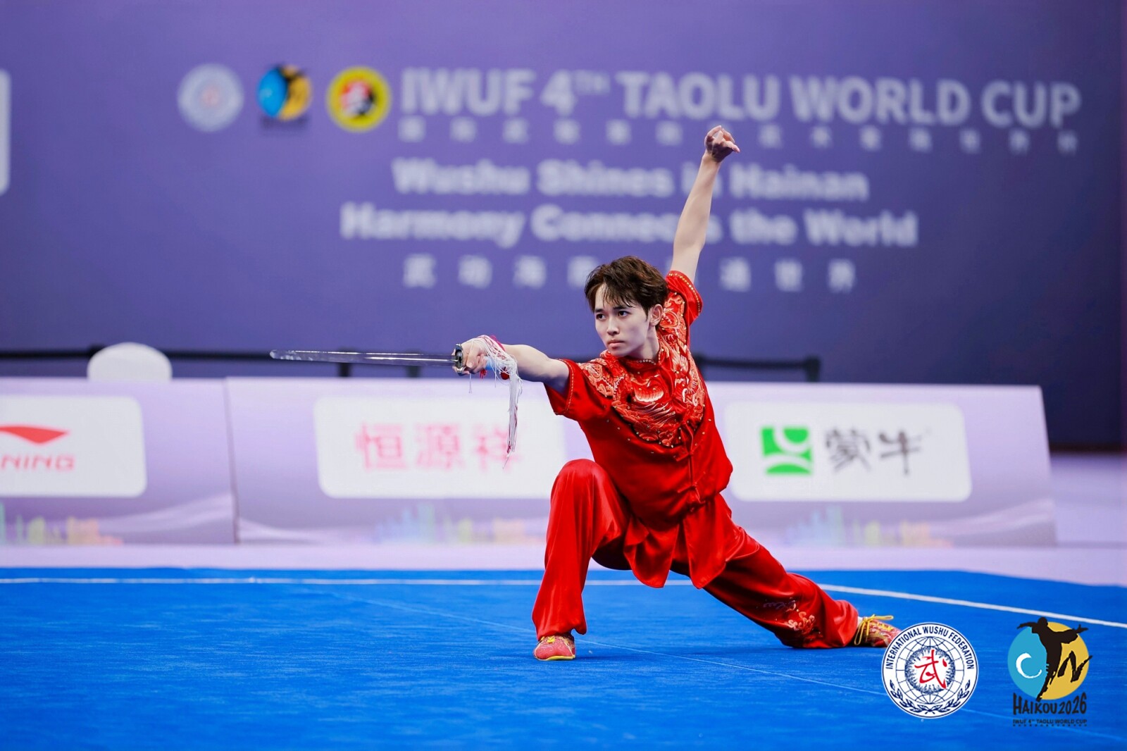Athletes in competition